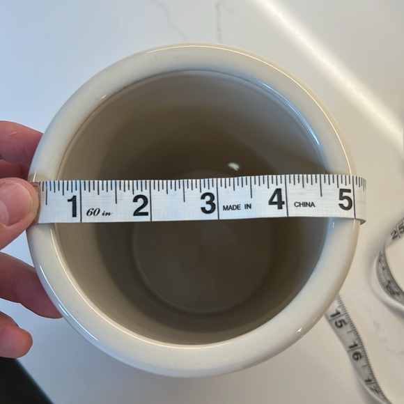 Wine Chiller Classic Ceramics 2003 Utensil Holder w/painted Wine bottle & glass - Picture 9 of 9